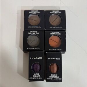 MAC Cosmetics Eyeshadow Collection - Earthy Tones and Vibrant Hues